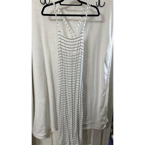 Svbo Dress White And Black Long Dress Size 2